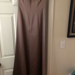 Formal Strapless Dress. Wore once, been covered
